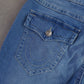 True Religion Y2K Ricky Relaxed Straight Denim Shorts/Jorts