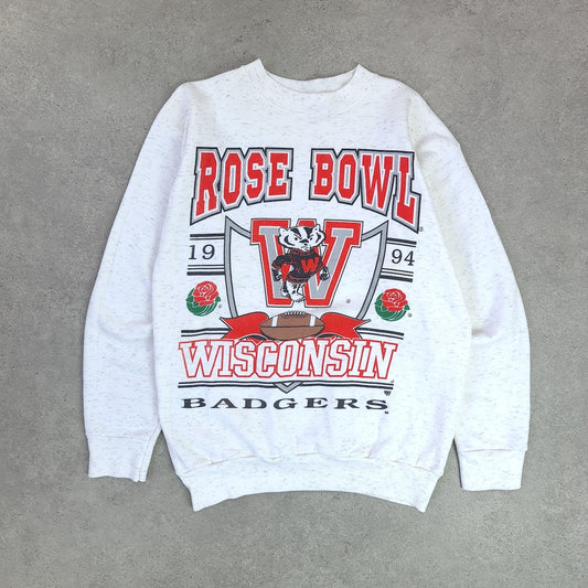 1994 Mens WISCONSIN BADGERS Rose Bowl Sweatshirt