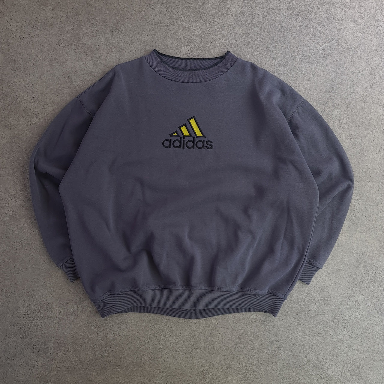 90s Adidas Spell Out Embroidered Sweatshirt