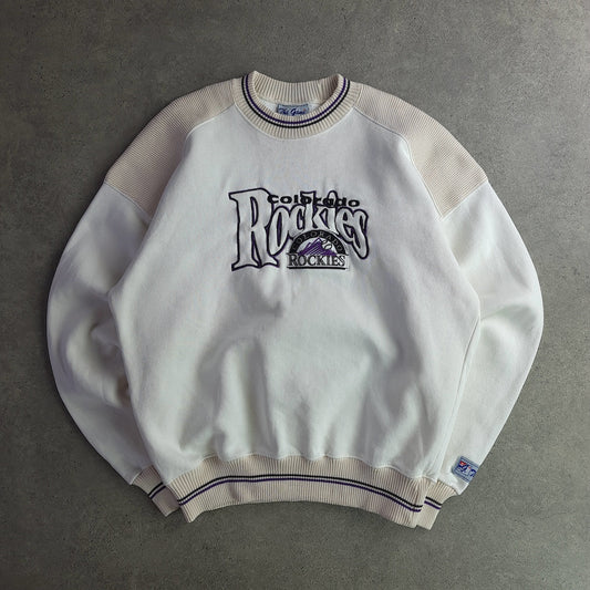 90s The Game Colorado Rockies Embroidered Sweatshirt