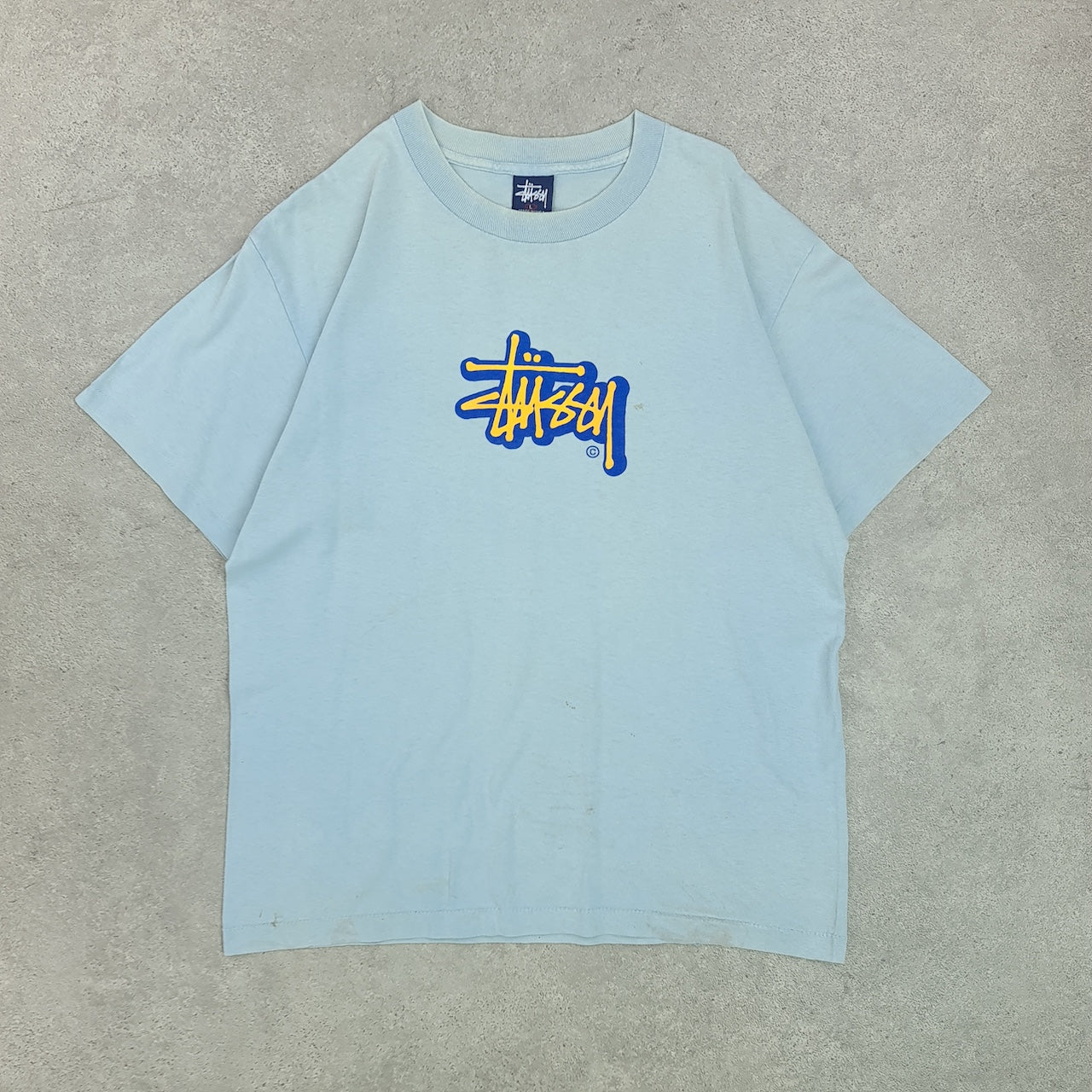 STUSSY Logo Print T-Shirt