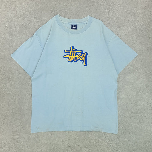 STUSSY Logo Print T-Shirt