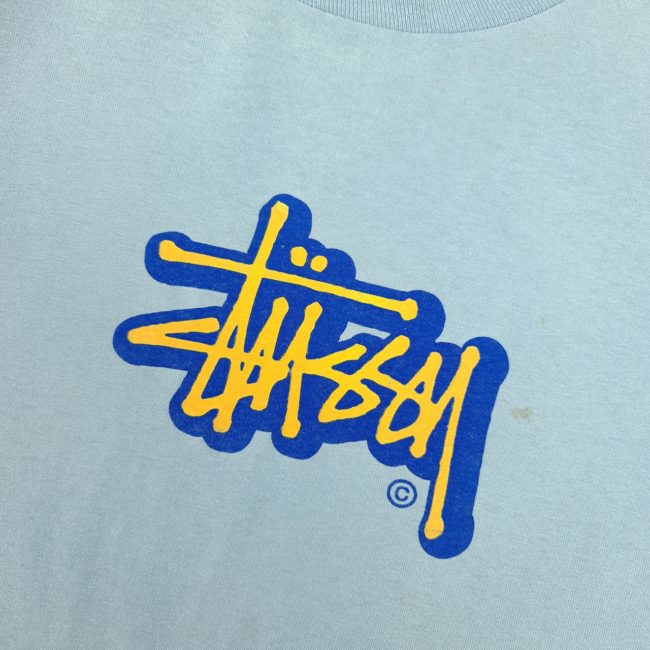 STUSSY Logo Print T-Shirt