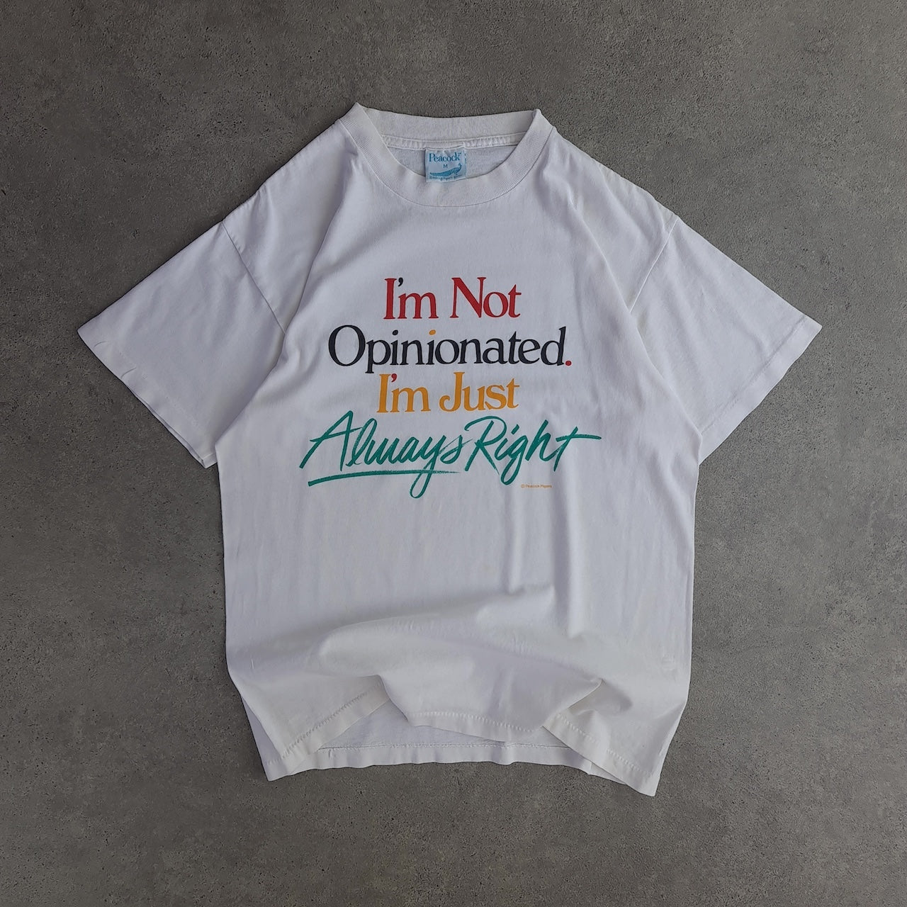 Vintage Opinionated Single Stitch T-Shirt