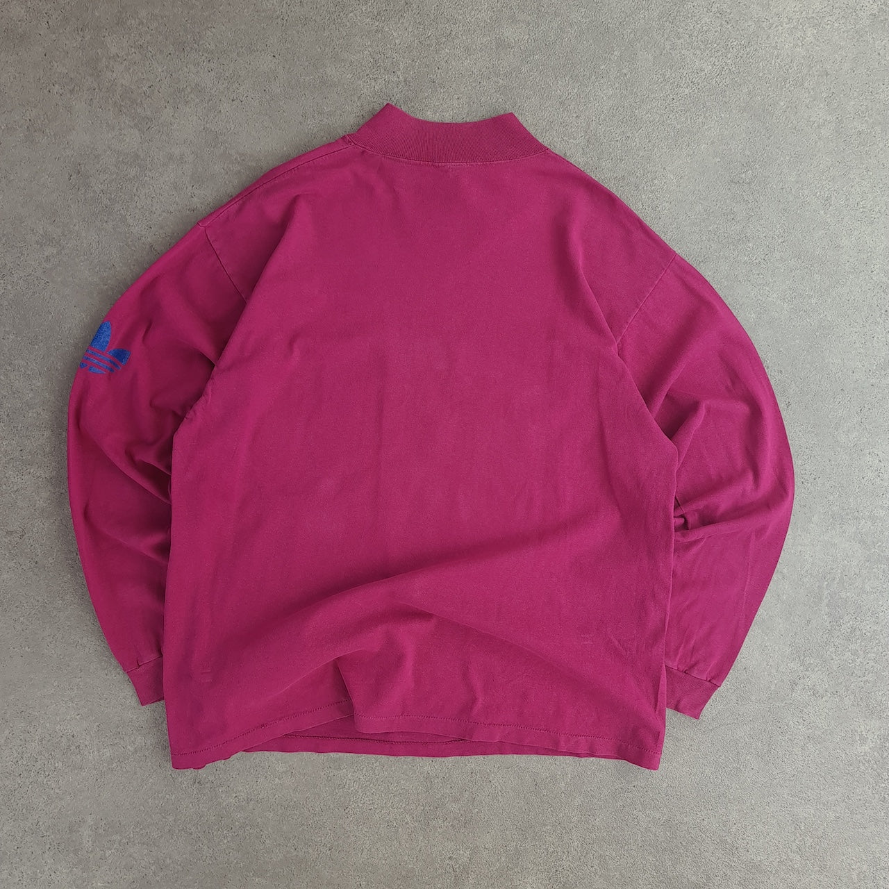 80s Adidas Long-Sleeve Mocl Neck T-Shirt