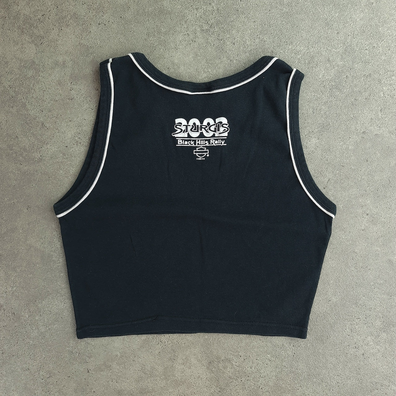 Y2K 2002 Harley Davidson Sturgis Vest Top