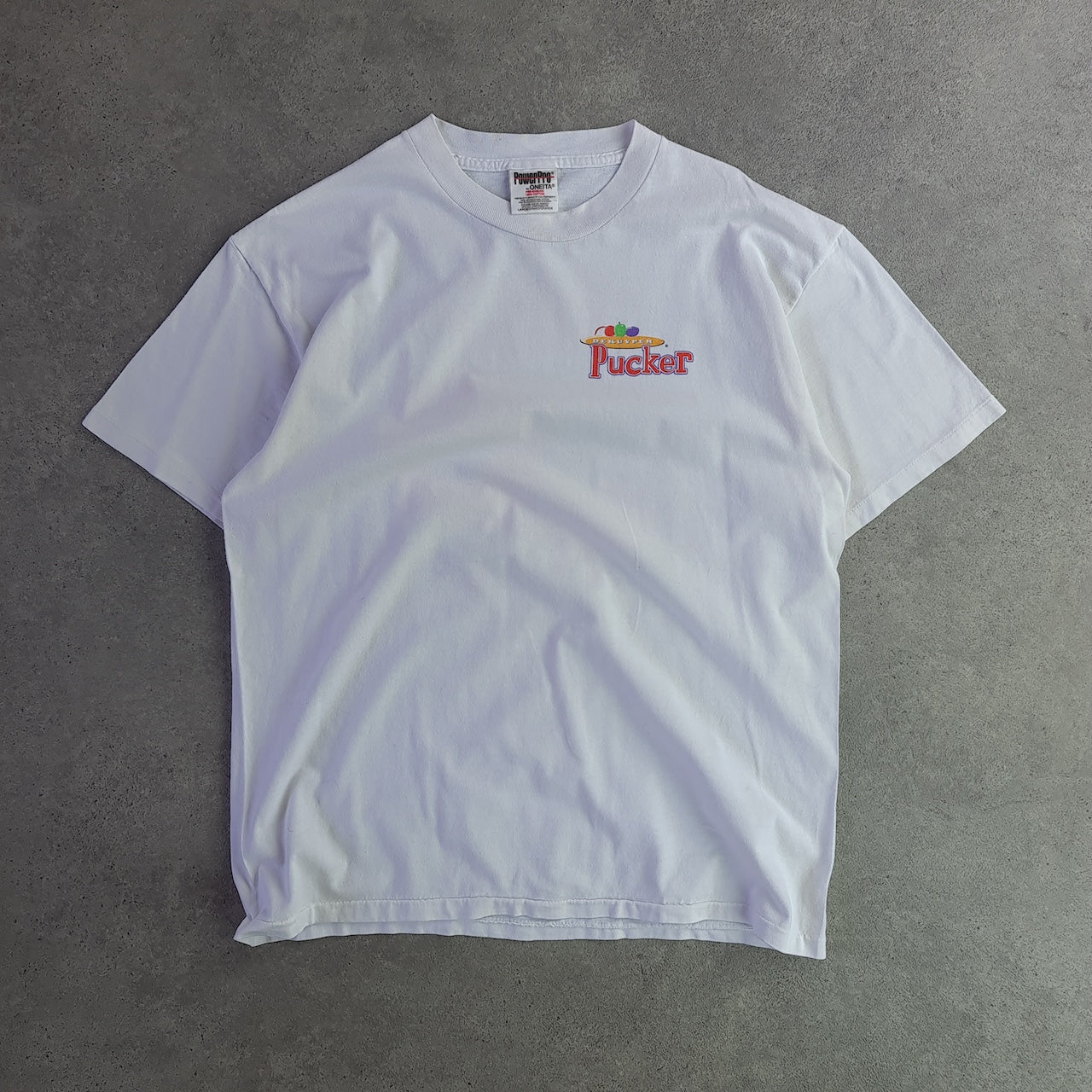 Pucker Mmm Right On The Lips Single Stitch T-Shirt
