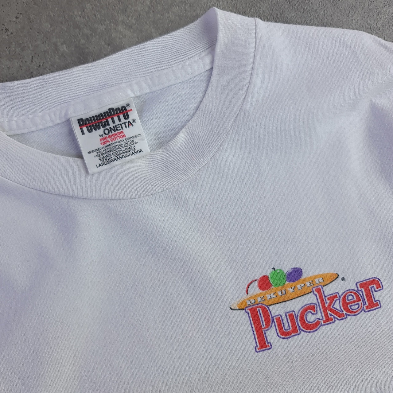Pucker Mmm Right On The Lips Single Stitch T-Shirt