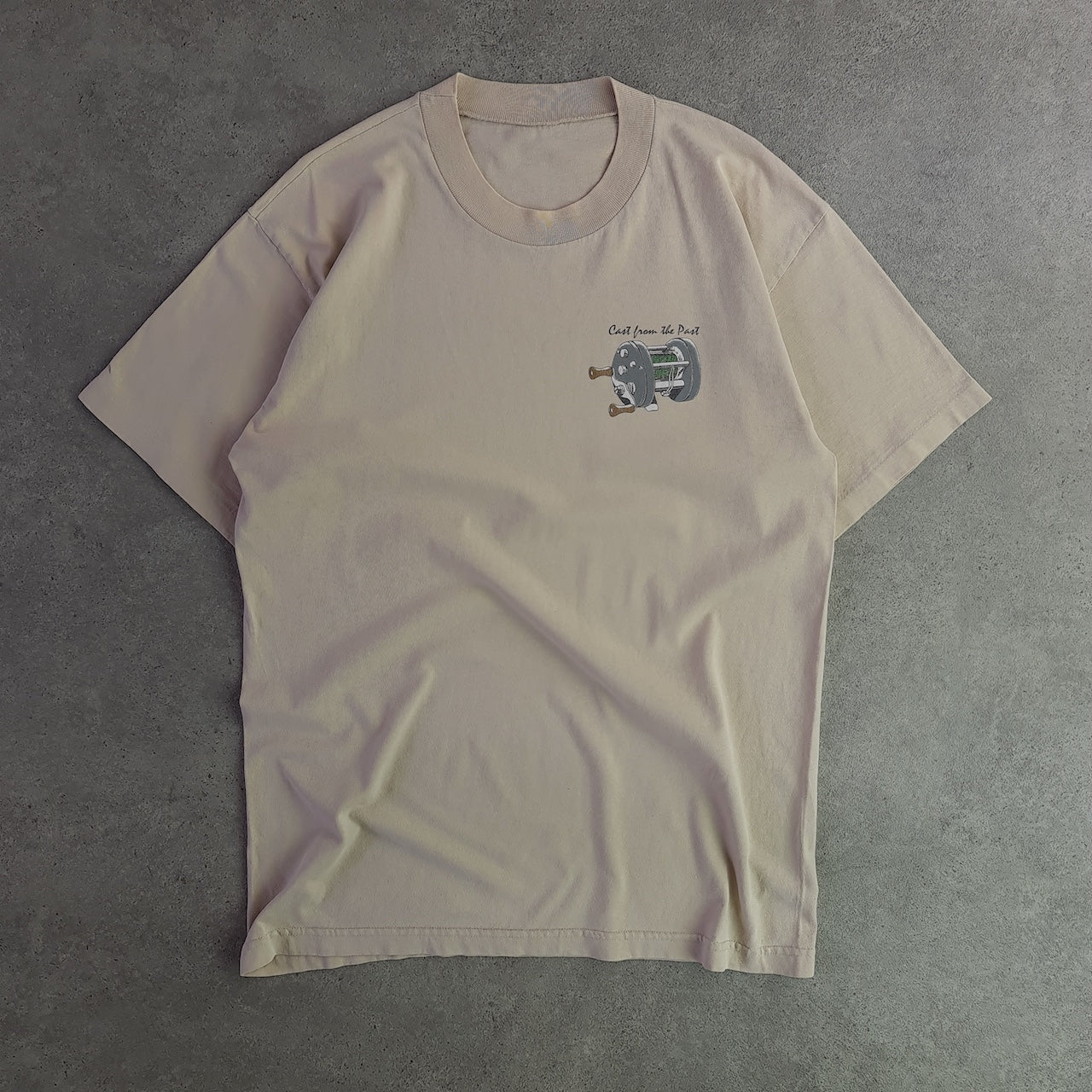 Cast From The Past Fishing Back Graphic T-Shirt
