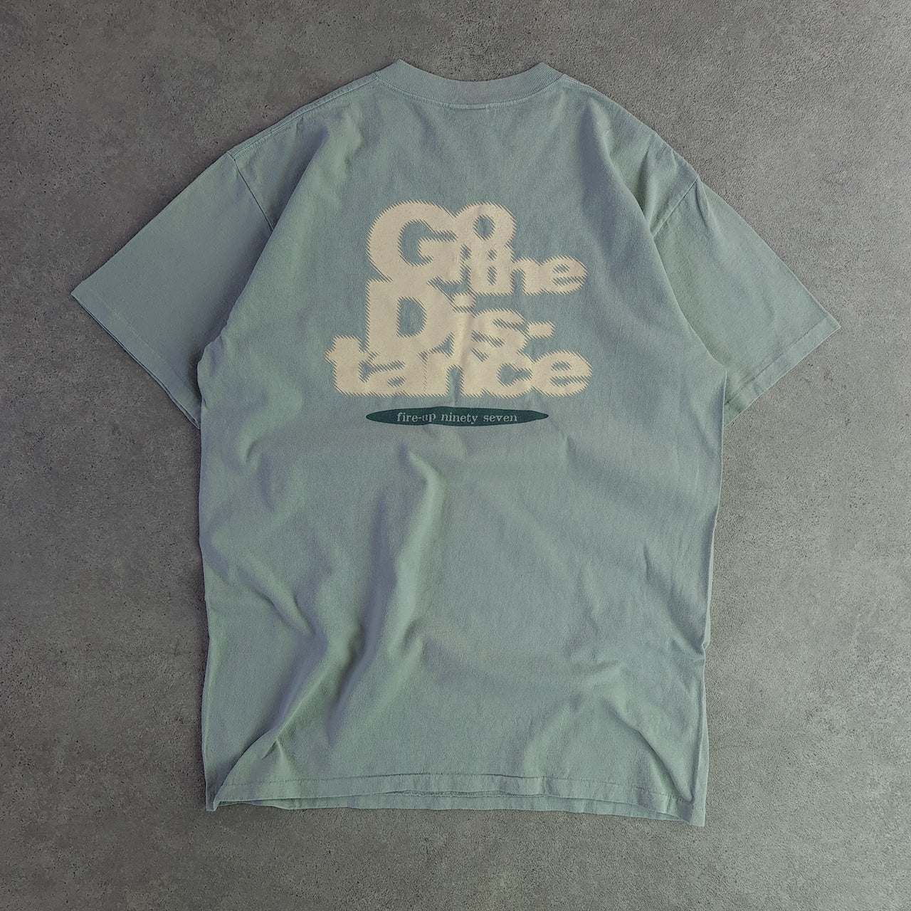 Fire Up Ninety Seven Go The Distance Back Graphic T-Shirt