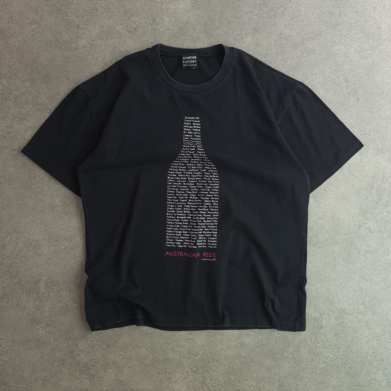 Vintage Australian Red Wine Single Stitch T-Shirt