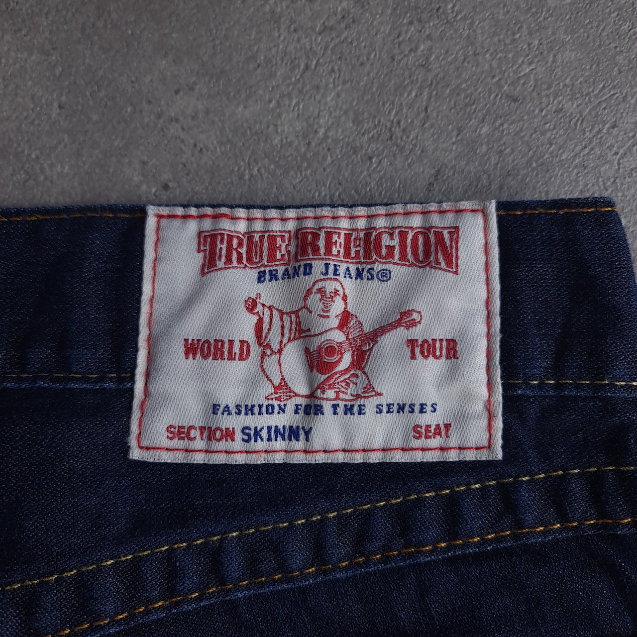 Y2K True Religion Section Skinny Dark Wash Jeans