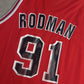 Vintage Chicago Bulls Champion NBA Jersey - Rodman 91
