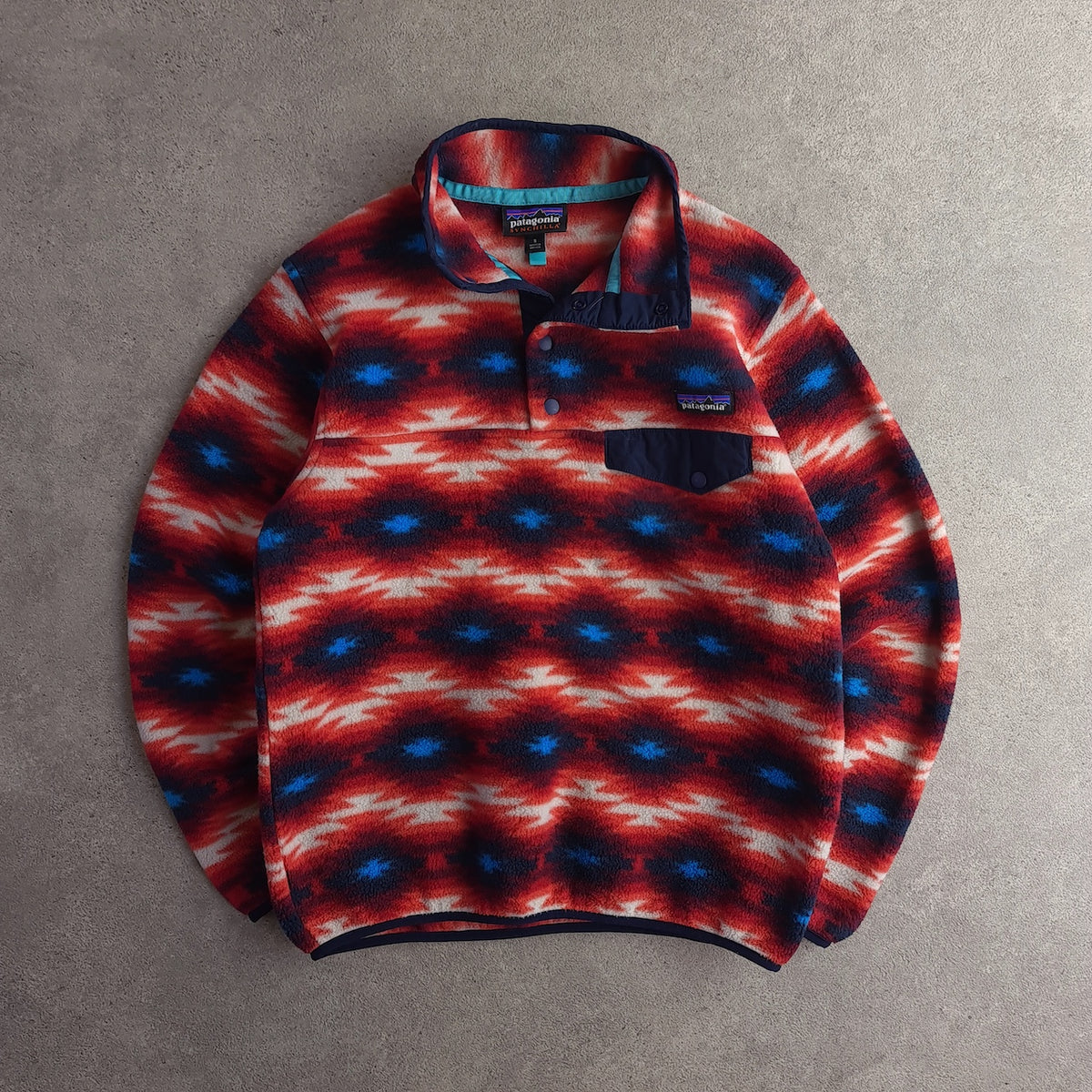 Patagonia Patterned Synchilla Snap-T Pullover Fleece