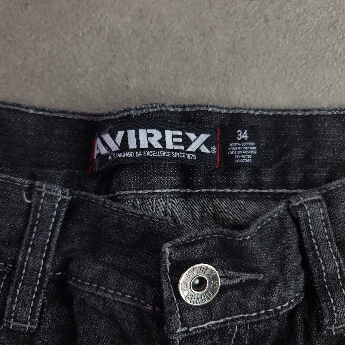 Vintage Y2K Avirex Embroidered Denim Jorts
