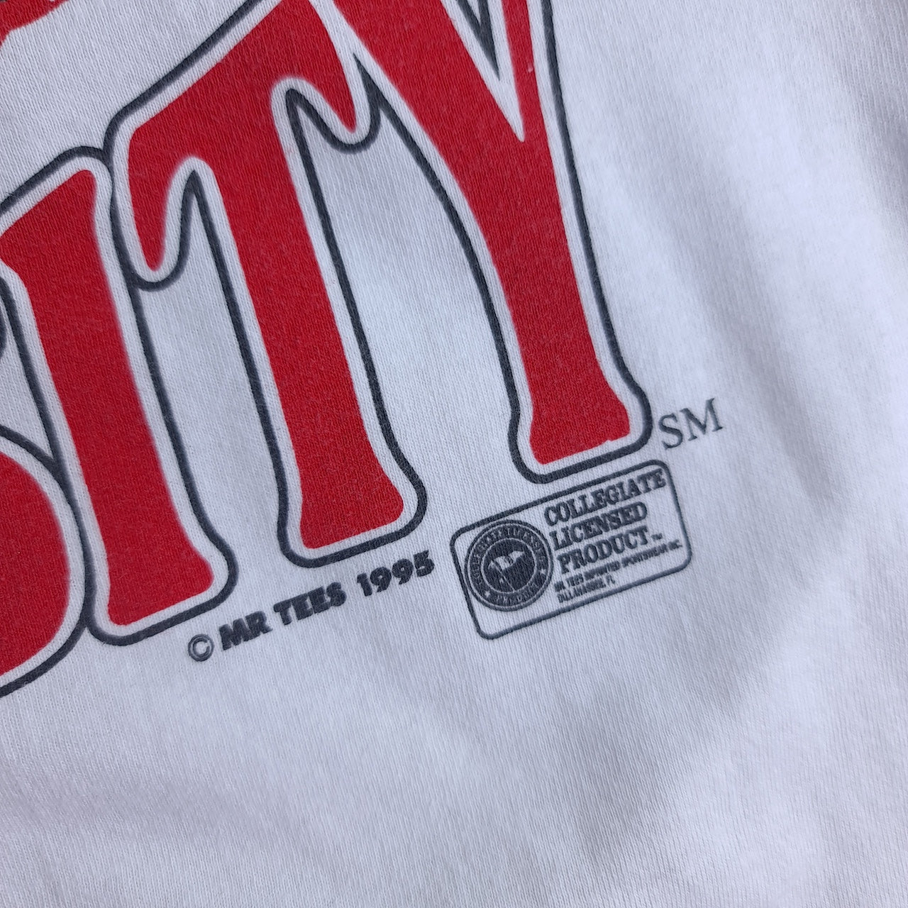 Vintage 1995 Miami University Back Print T-Shirt