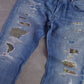 Polo Ralph Lauren Classic Fit Distressed Camo Jeans