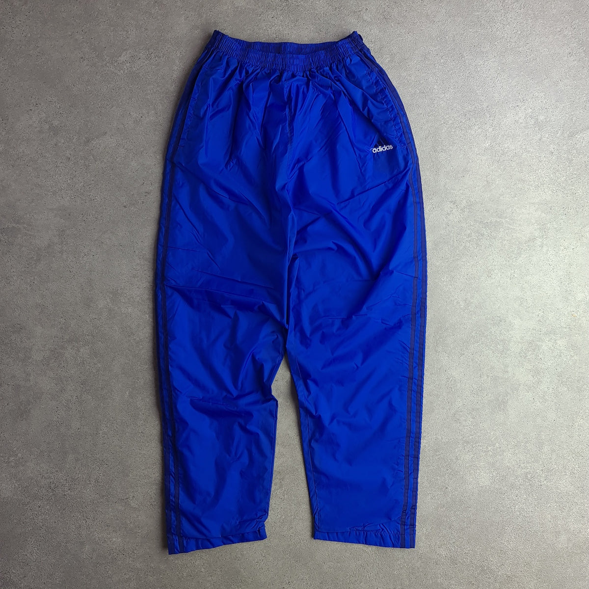Vintage 90s Adidas Full Snap Tearaway Tracksuit Bottoms