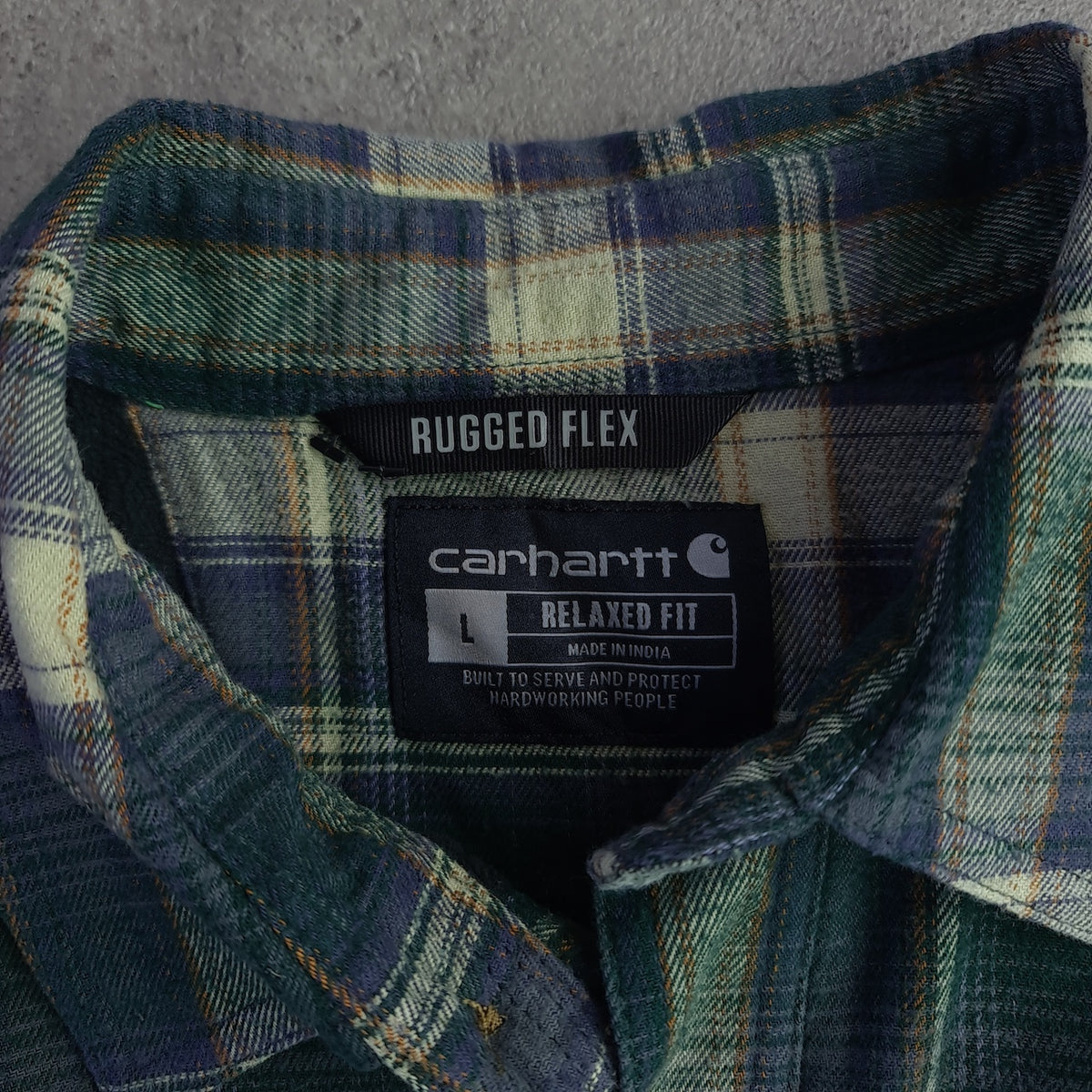 Carhartt Relaxed Fit Rugged Flex Flannel Shirt Shacket