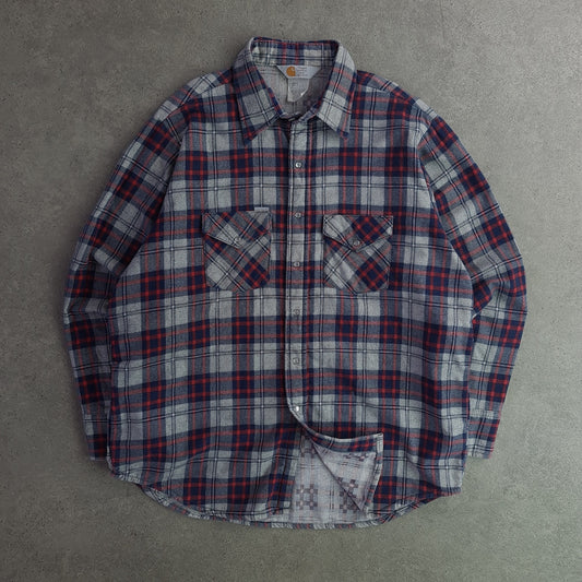 Vintage Carhartt Pearl Snap Flannel Shirt
