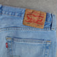 Levi's 501 Distressed Light Wash Jeans