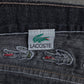 Y2K Lacoste Dark Wash Embroidered Baggy Denim Jorts