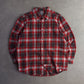 Carhartt Hubbard Heavyweight Plaid Flannel Long Sleeve Shirt