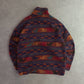 Vintage Patagonia Synchilla Aztec Print Half Zip Fleece Pullover