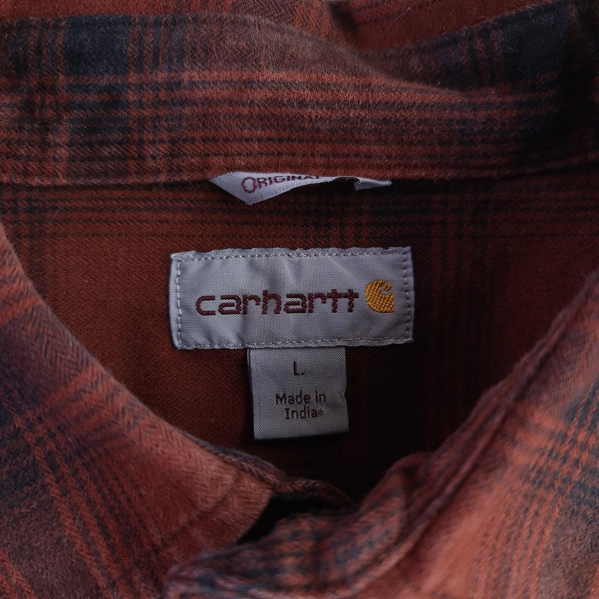 Carhartt Original Fit Heavyweight Plaid Flannel Shirt