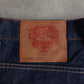 Y2K Ed Hardy 'Love Kills Slowly' Embroidered Dark Wash Jeans