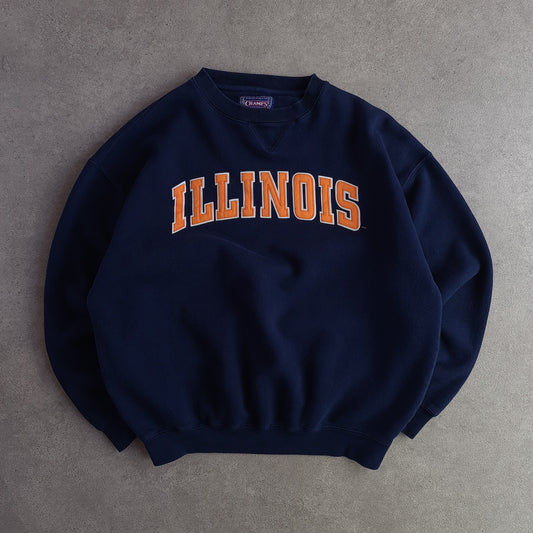 Vintage Champs Illinois Letterman Sweatshirt
