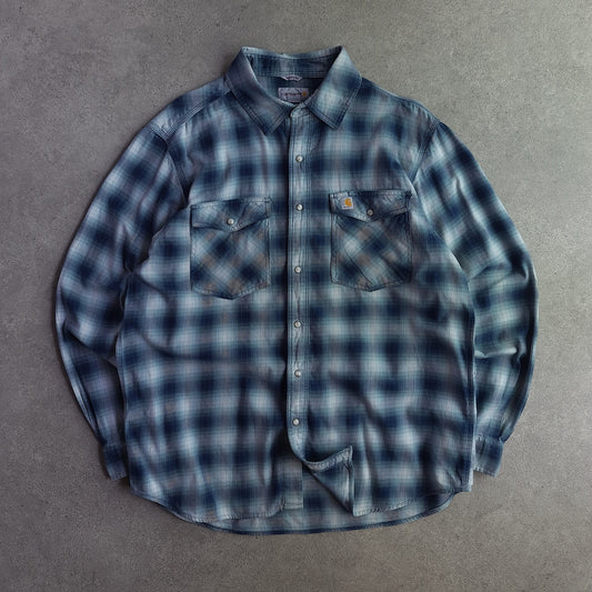 Carhartt Relaxed Fit Pearl Snap Check Shirt