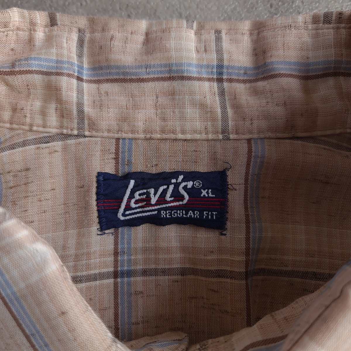 Levi's Regular Fit Short Sleeve Flannel Shirt
