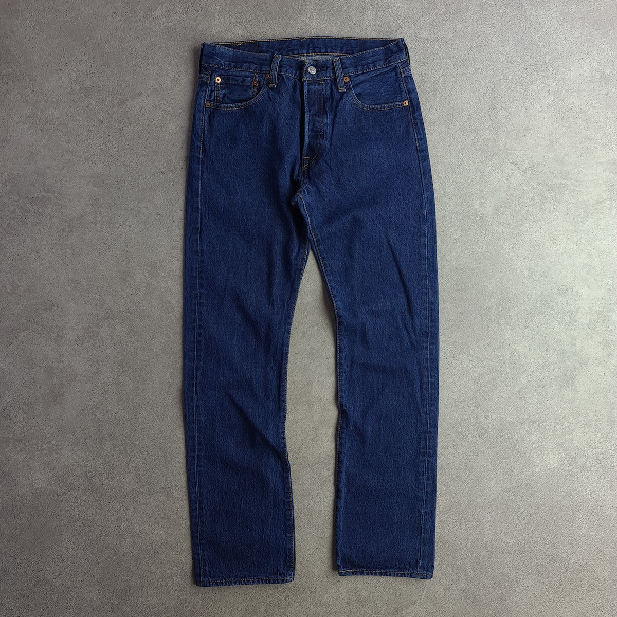 Levi's 501 Rinsed Indigo Jeans