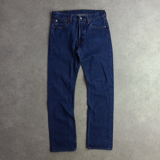 Levi's 501 Rinsed Indigo Jeans