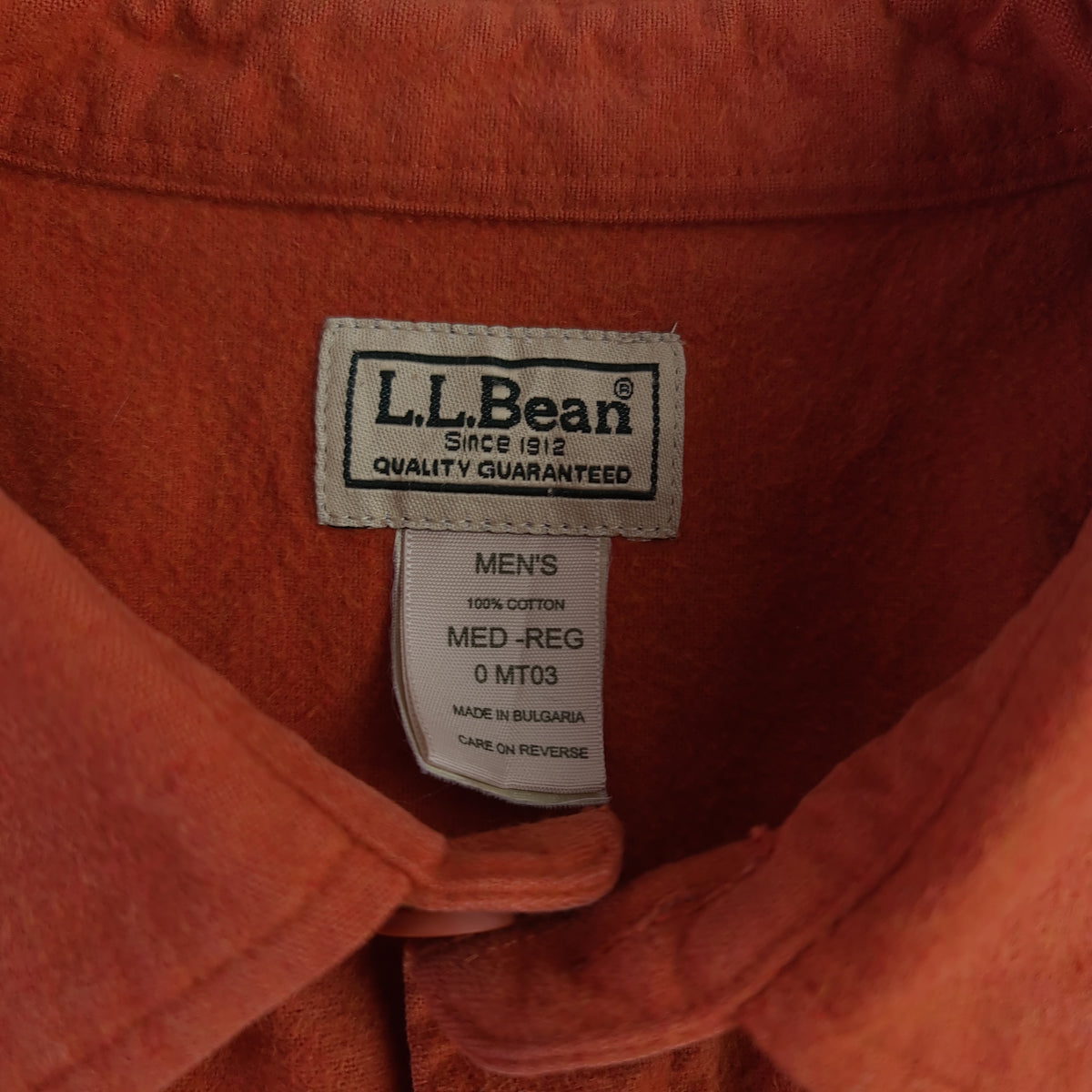 Vintage LL Bean Flannel Chamois Shirt
