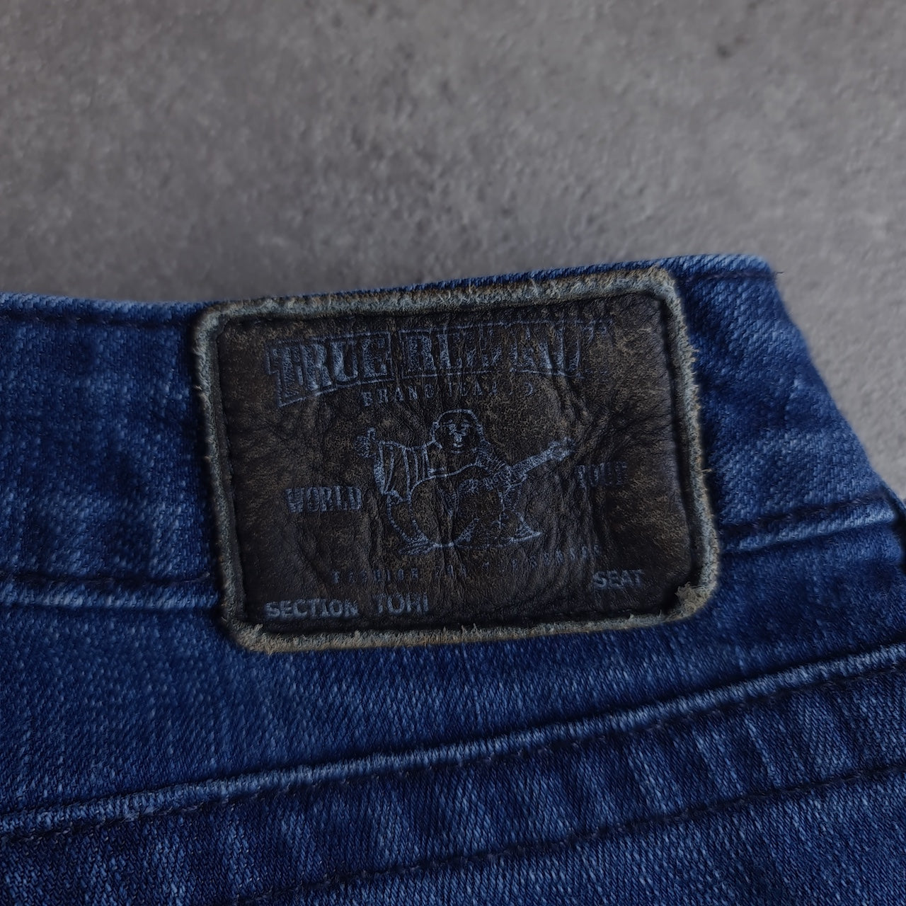 Y2K True Religion Tori Dark Wash Mid Rise Bootcut Jeans