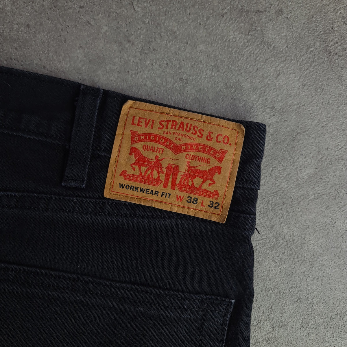 Levi⬢s Workwear 565 Black Canvas Utility Pants