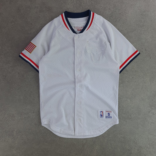 Mitchell & Ness Chicago Bulls Baseball Jersey