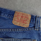 Y2K Levi's 501 Distressed Rinsed Indigo Jeans