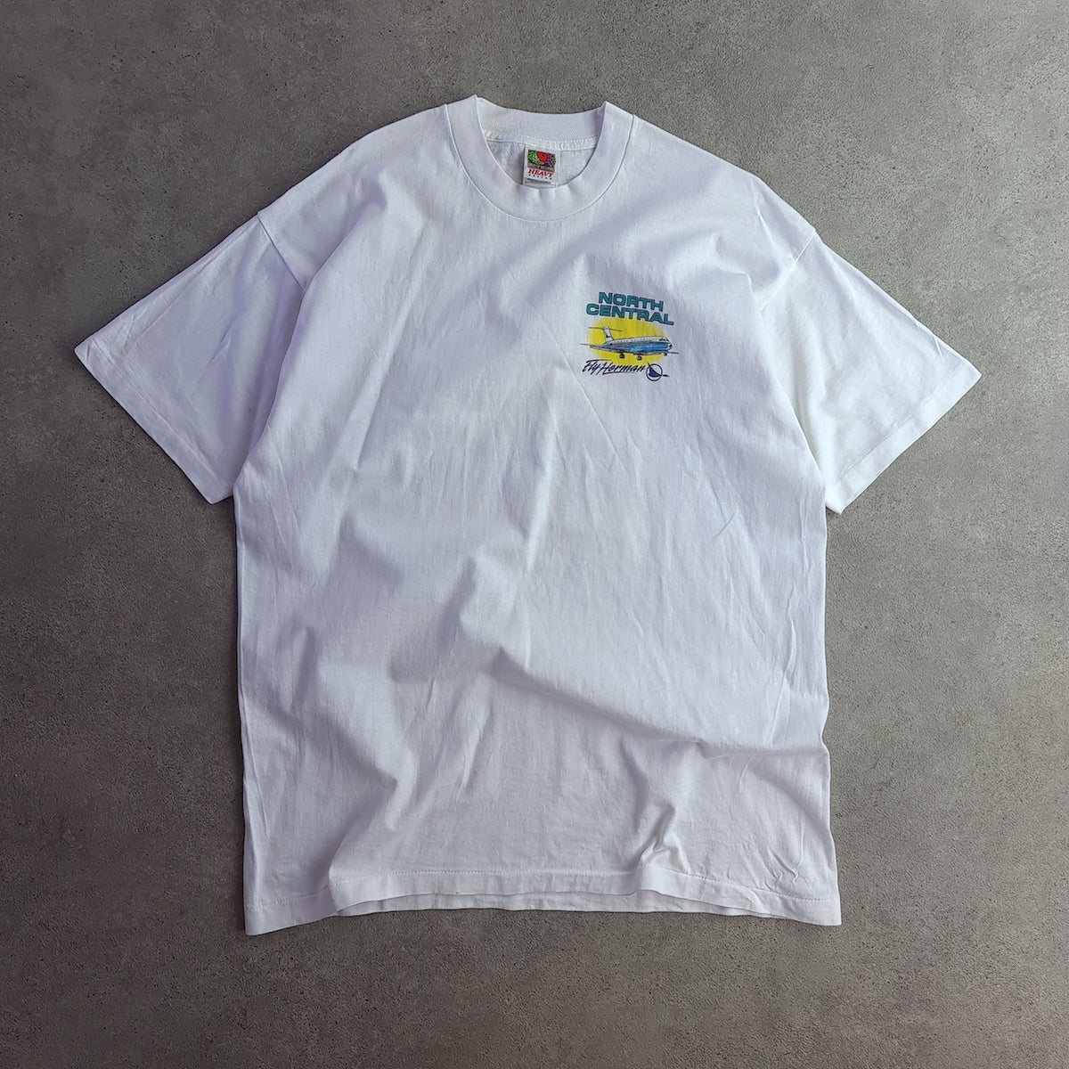 Vintage 90s North Central Back Print T-Shirt