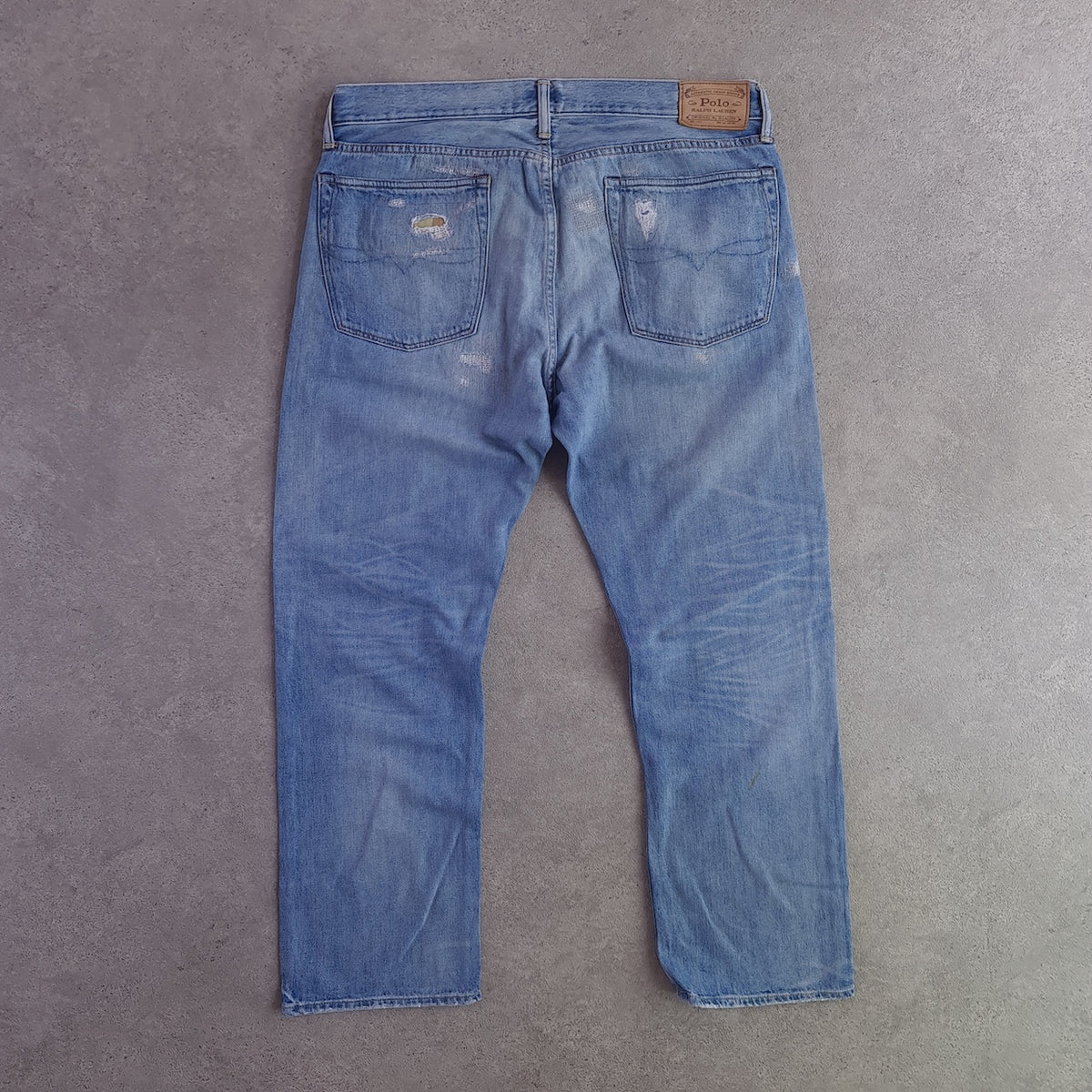 Polo Ralph Lauren Classic Fit Distressed Camo Jeans
