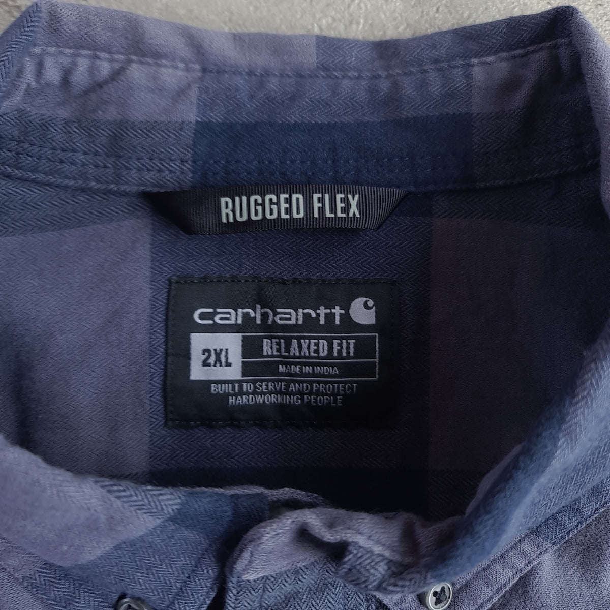 Carhartt Rugged Flex Checked Midweight Flannel Shirt