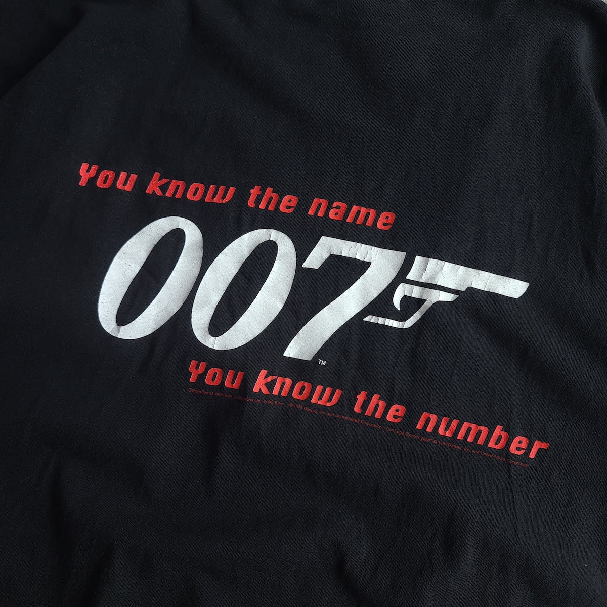Vintage 1995 James Bond 007 GoldenEye T-Shirt