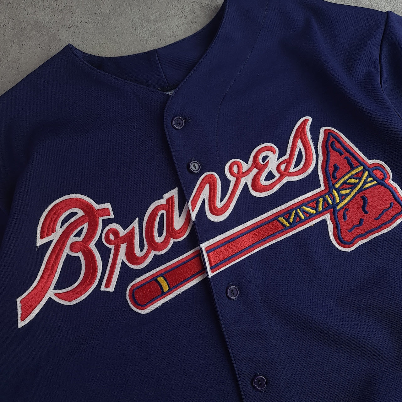 Atlanta Braves Diamond MLB Majestic Baseball Jersey