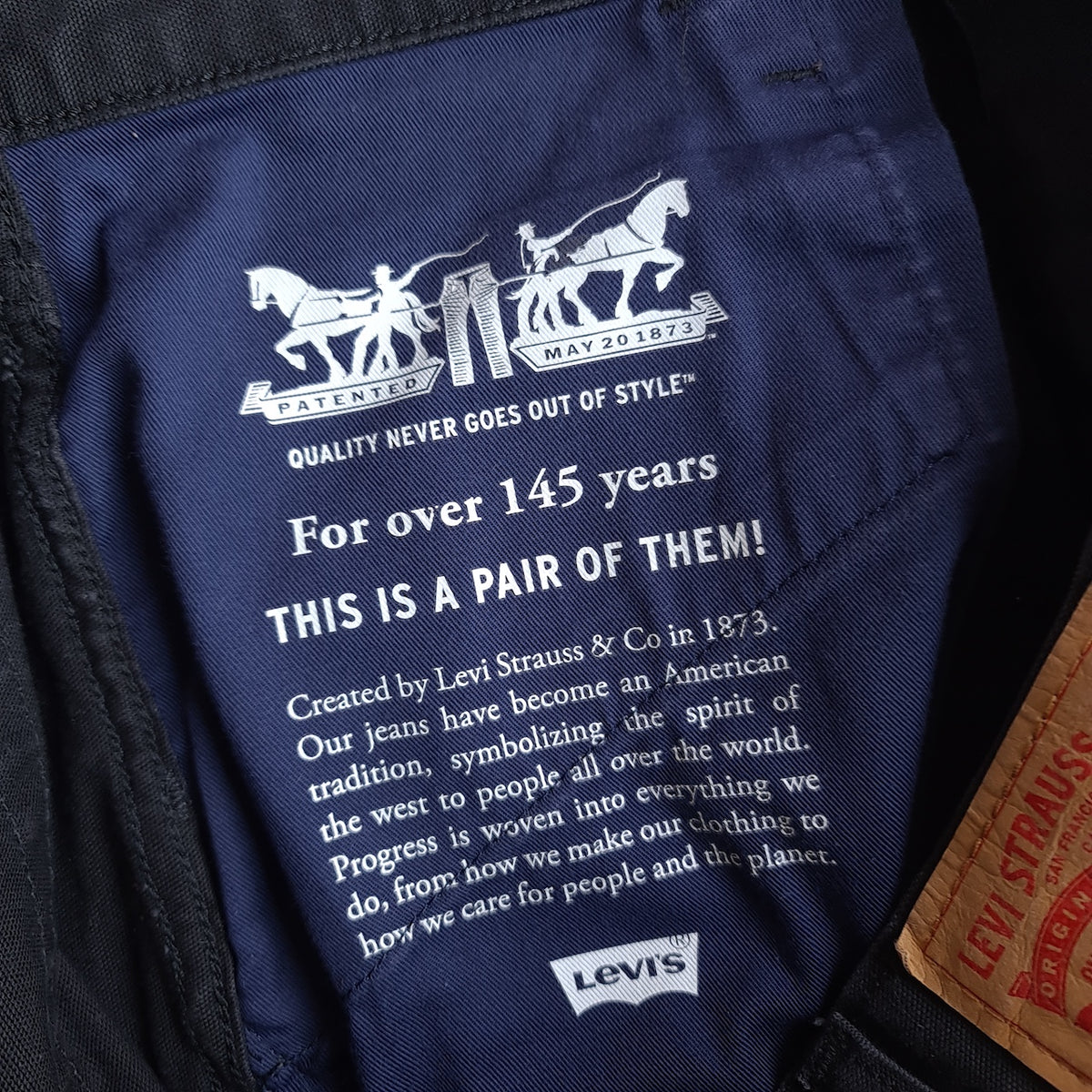Levi⬢s Workwear 565 Black Canvas Utility Pants