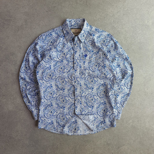 Wrangler Paisley Pearl Snap Long Sleeve Shirt