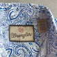Wrangler Paisley Pearl Snap Long Sleeve Shirt