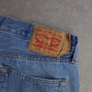 Levi's 501 Distressed Medium Stonewash Jeans