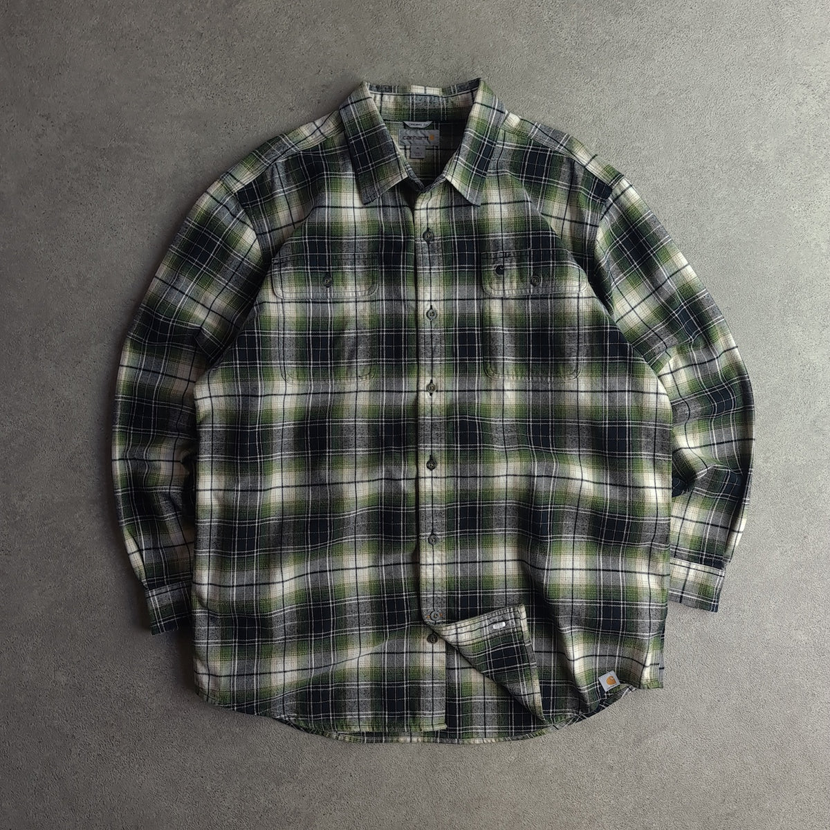 Carhartt Original Fit Plaid Heavyweight Flannel Shirt